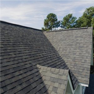 Home With Architectural Asphalt Shingles | Williamsburg Gray | Candler County Residental Roofers | Residential Roofing