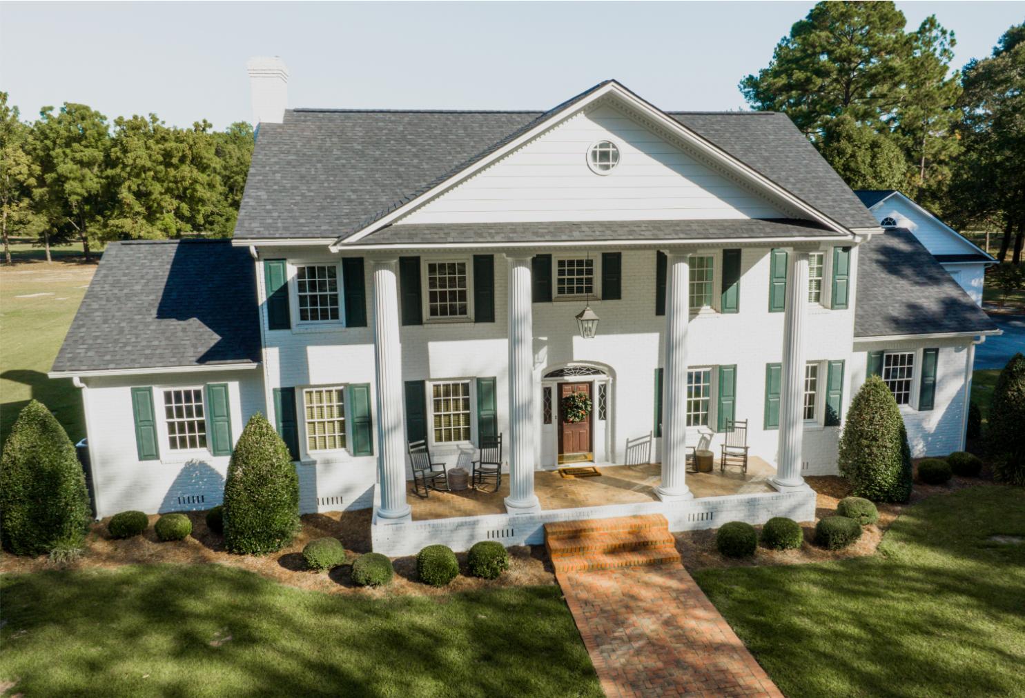 Architectural Asphalt Shingles | Onyx Black | Evans County Residental Roofers | Residential Roofing