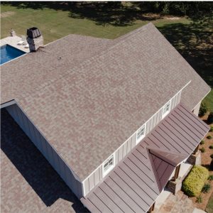 Home With Architectural Asphalt Shingles & Standing Seam Metal Roofing | Mixed Material Roofing | Bulloch County Residential Roofing | Statesboro Residential Roofers