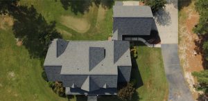 Home With Architectural Asphalt Shingles | Williamsburg Gray | Candler County Residental Roofers | Residential Roofing