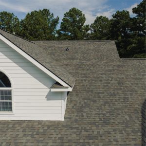 Home With Architectural Asphalt Shingles | Williamsburg Gray | Candler County Residental Roofers | Residential Roofing