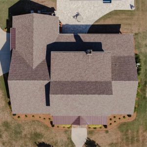 Home With Architectural Asphalt Shingles & Standing Seam Metal Roofing | Mixed Material Roofing | Bulloch County Residential Roofing | Statesboro Residential Roofers