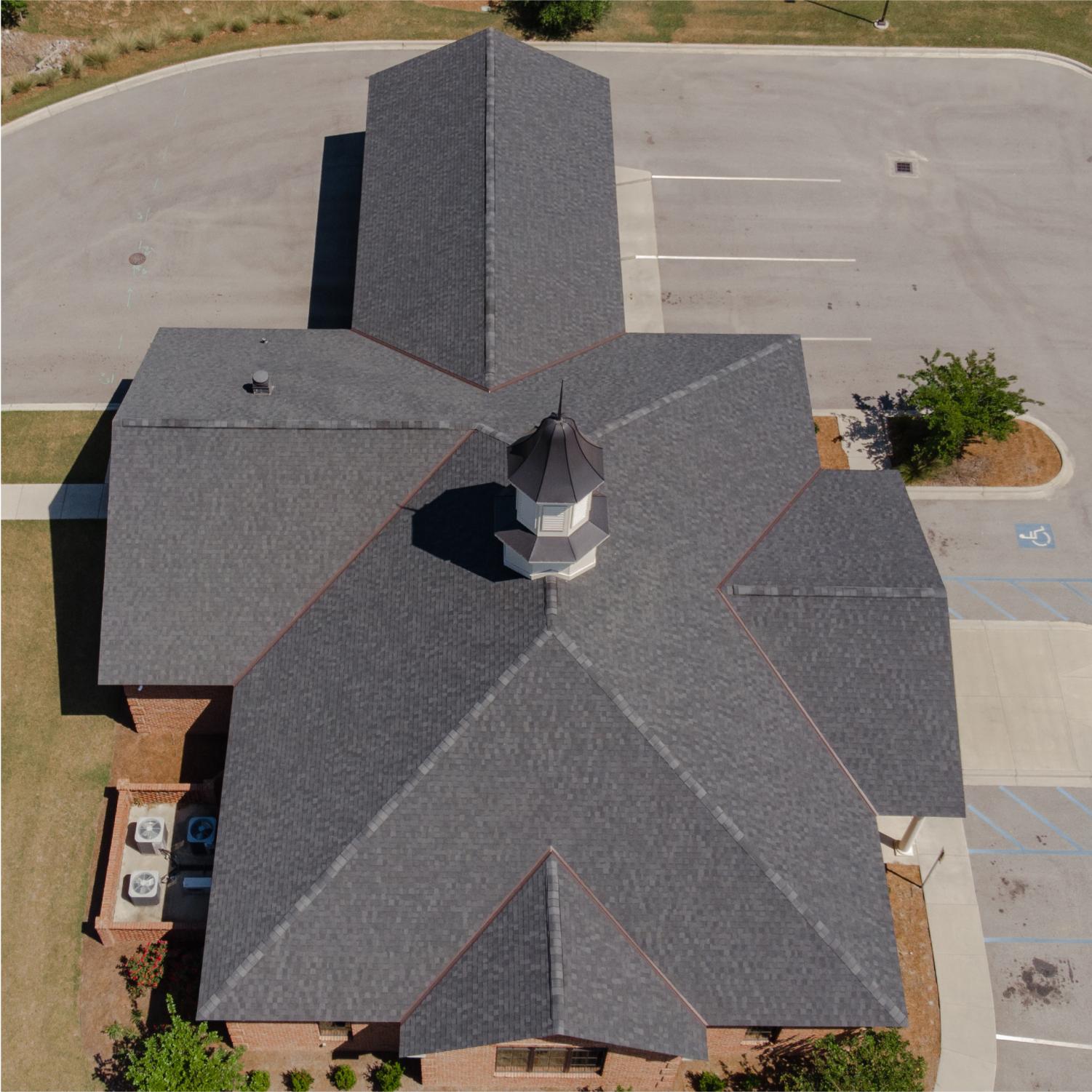 Durden Bank Millen, Georgia | Jenkins County Commercial Roofing | Commercial Roof Replacement | Architectural Asphalt Shingles