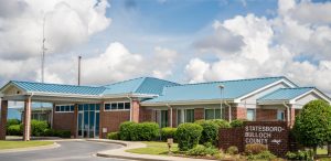 Statesboro-Bulloch County Airport | Commercial Roof Replacement | Bulloch County Commercial Roofers | Standing Seam Metal Roofing | Blue Roof | Commercial Metal Roof