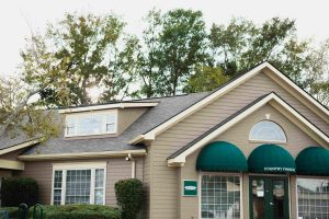 The Village Statesboro | Commercial Roofing After | Driftwood Color | Architectural Asphalt Shingles