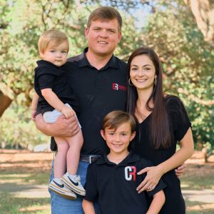 Evan Parrish | Vice President of Estimating & Operations. Evan Parrish with is wife and two young children.
